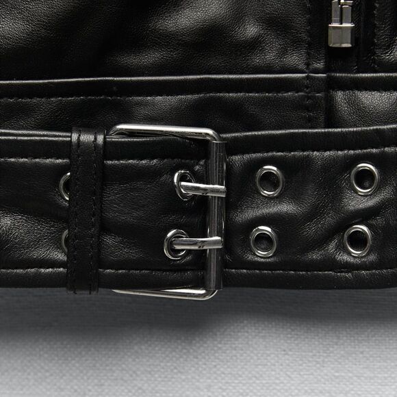 Zara GENUINE Leather Jacket New NWT - Picture 4 of 7
